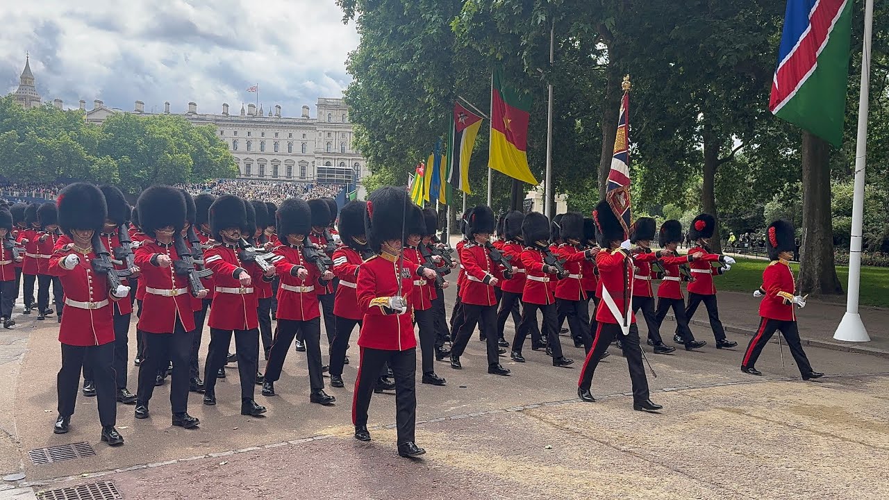 Procession Leaves Horse Guards Parade - Trooping The Colour 2025