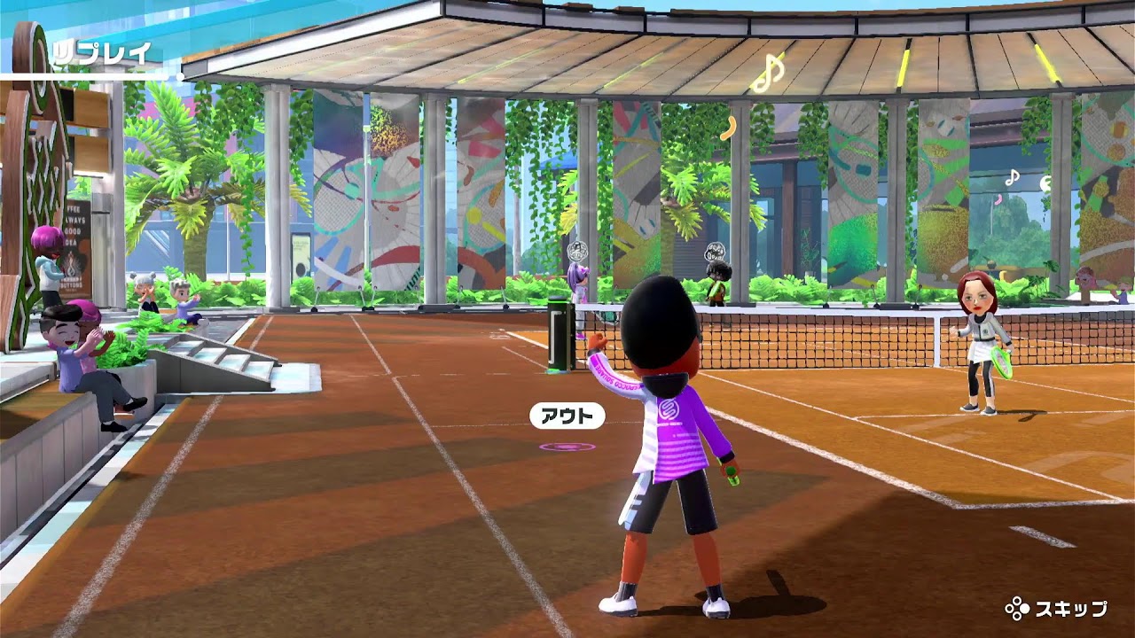 スイッチスポーツ　ゴルフ　からの　テニス