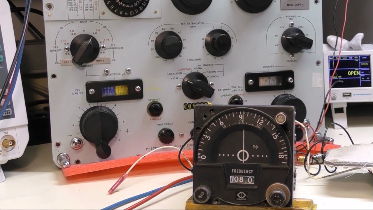 LDM #430: Precision ILS/VOR signal generator Cossor CRM.555 - Part 2: VOR function repair and test