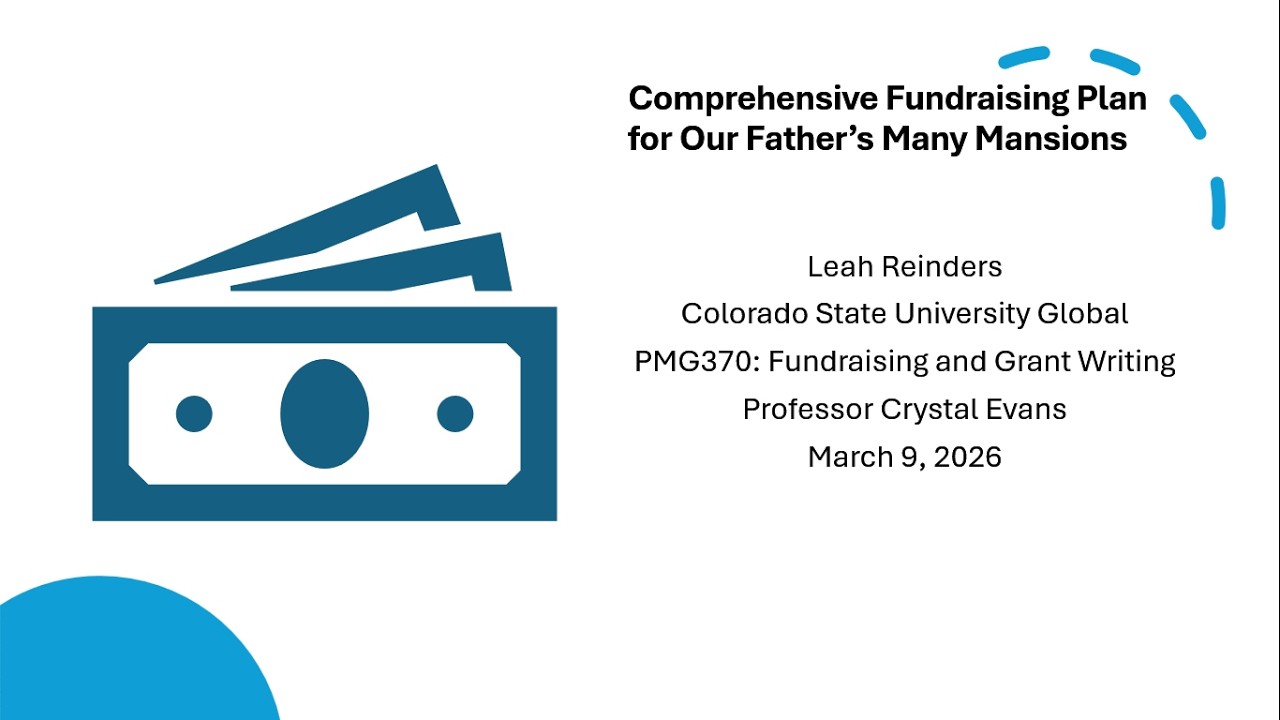 Comprehensive Fundraising Plan for Our Father’s Many Mansions