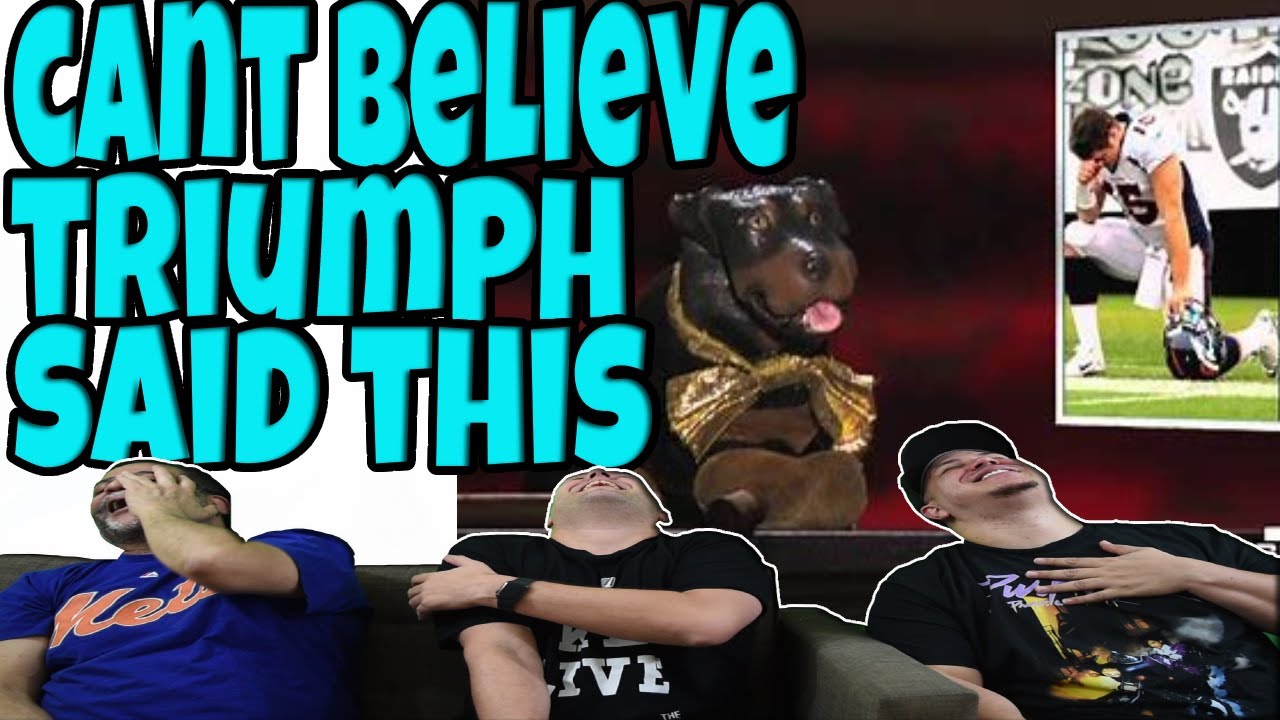 Triumph Dishes Out His Douchebags Of The Year | reaction