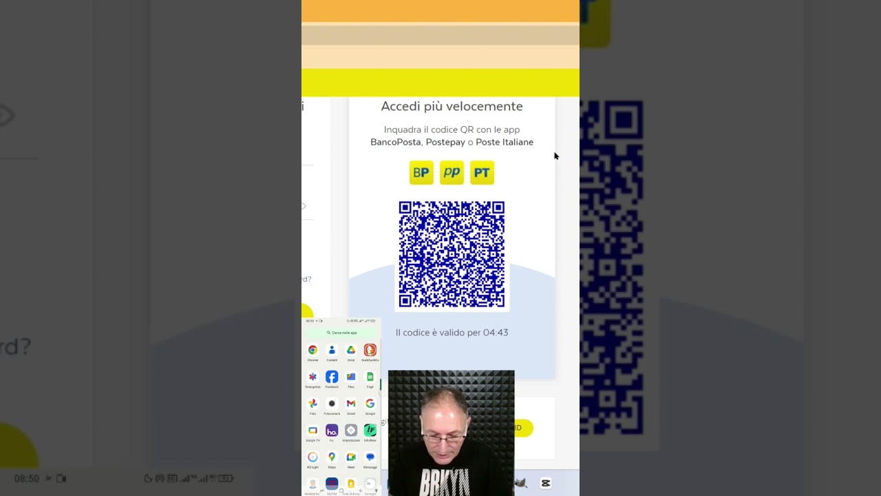 Come accedere al sito Poste Italiane con il codice QR | 