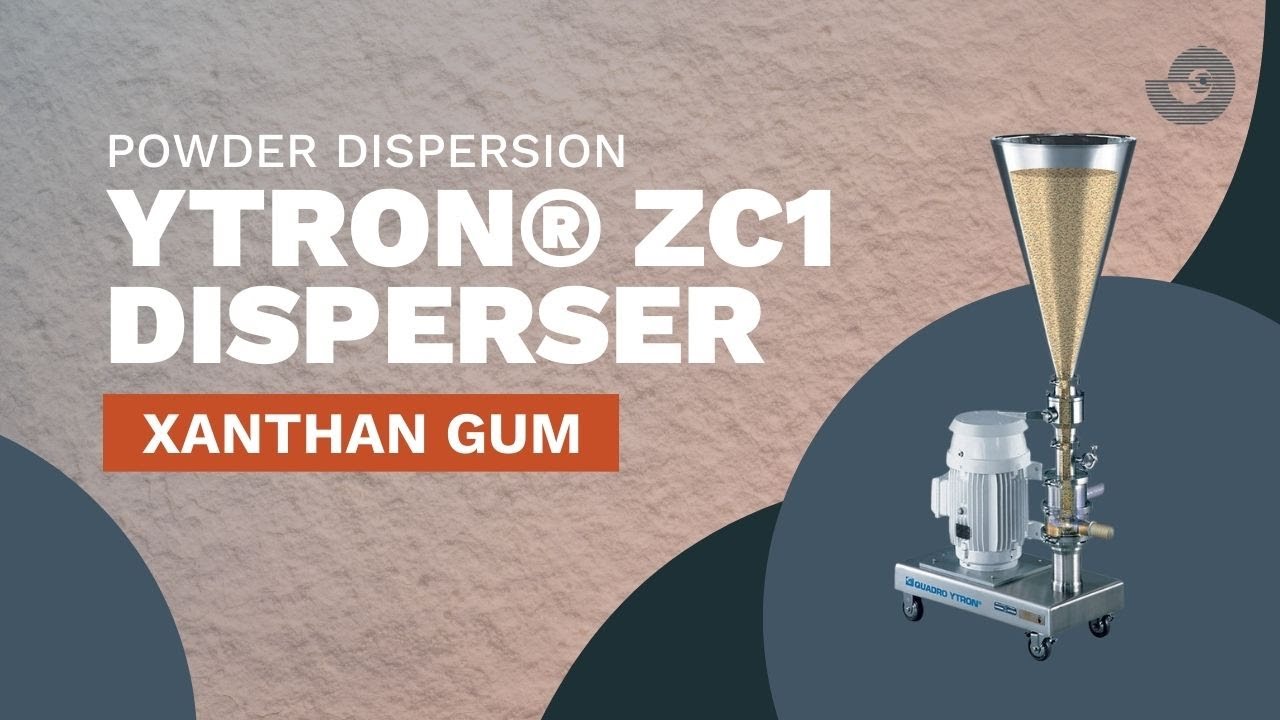 How to Mix Xanthan Gum Powder using powder dispersion