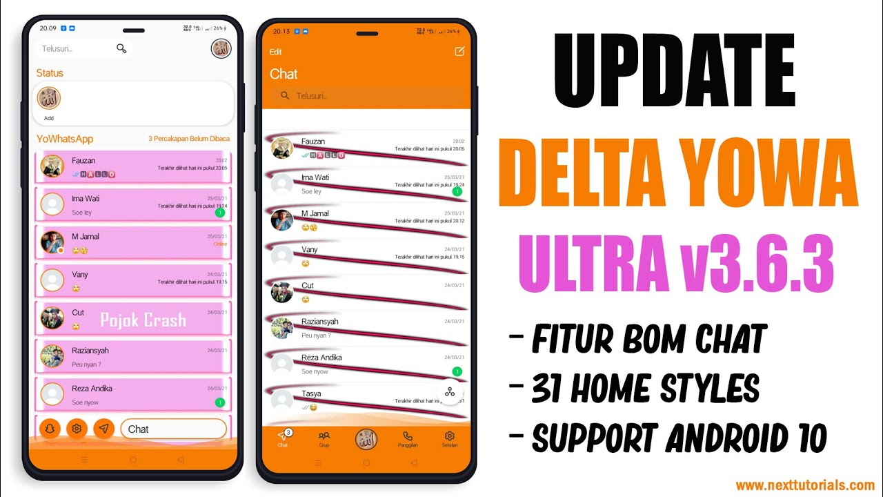 DELTA YOWA ULTRA v3.6.3 Update Tampilan Paling Keren 2021