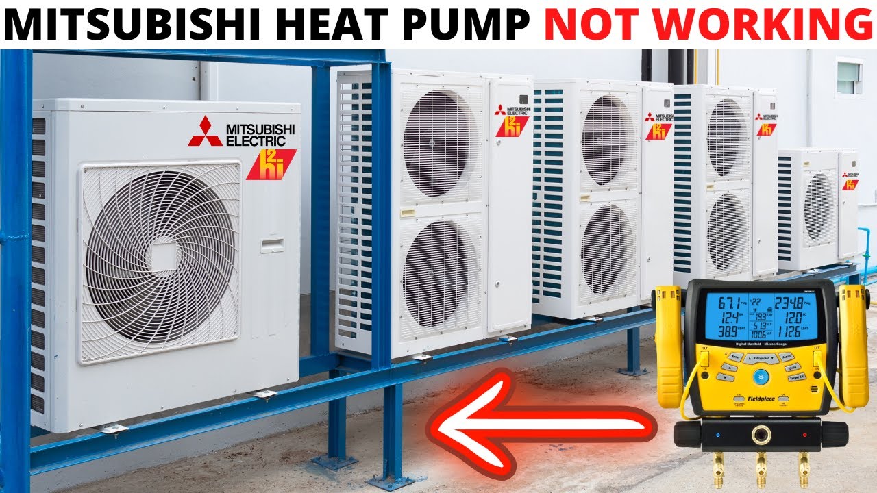 HVAC Service Call: Mitsubishi Heat Pump Not Working (No Display On Thermostat) Error Code E6