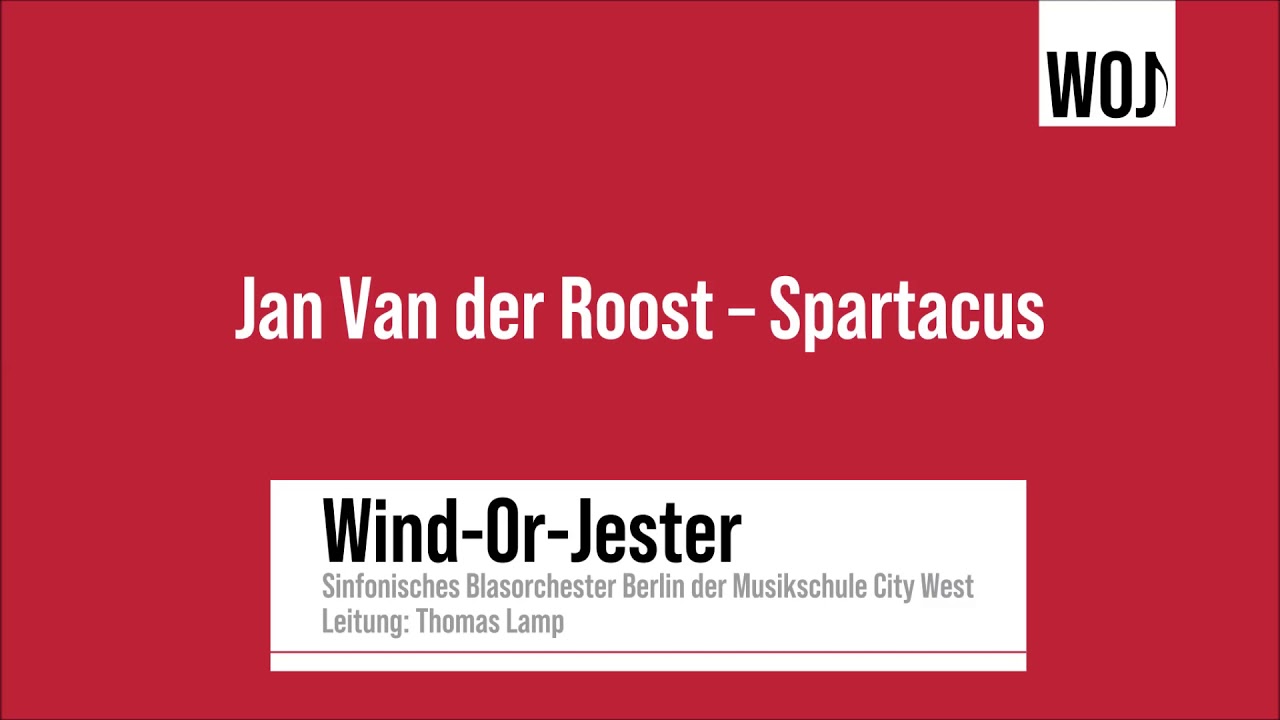 Spartacus (Jan Van der Roost) / WOJ / Thomas Lamp