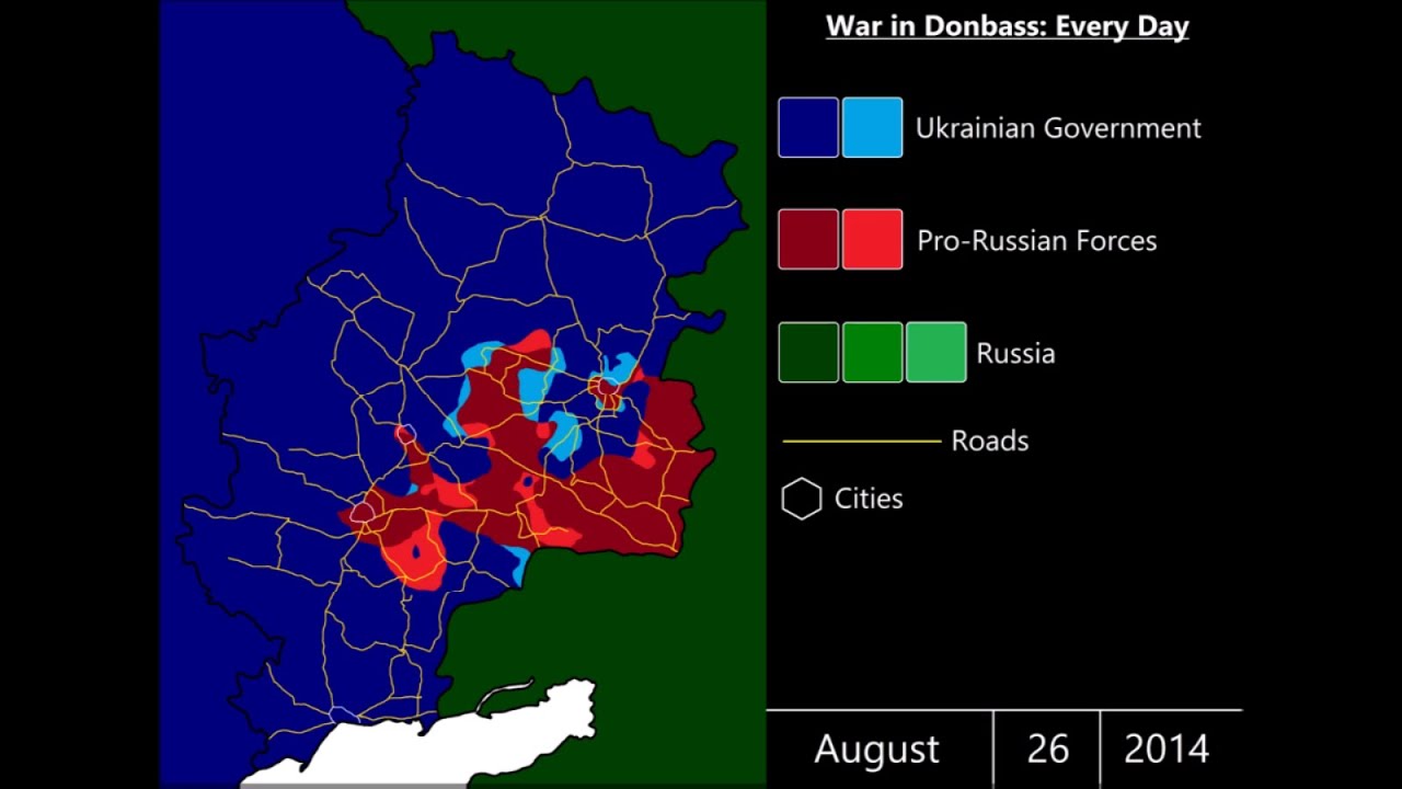 War in Ukraine (Donbass, 2014): Every Day