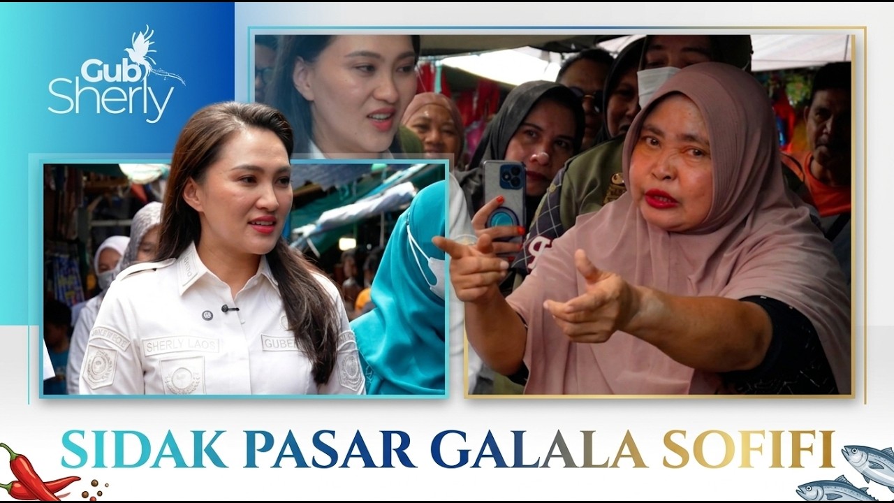 Biar Kantong warga gak Menjerit | GubSherly Blusukan ke Pasar Galala