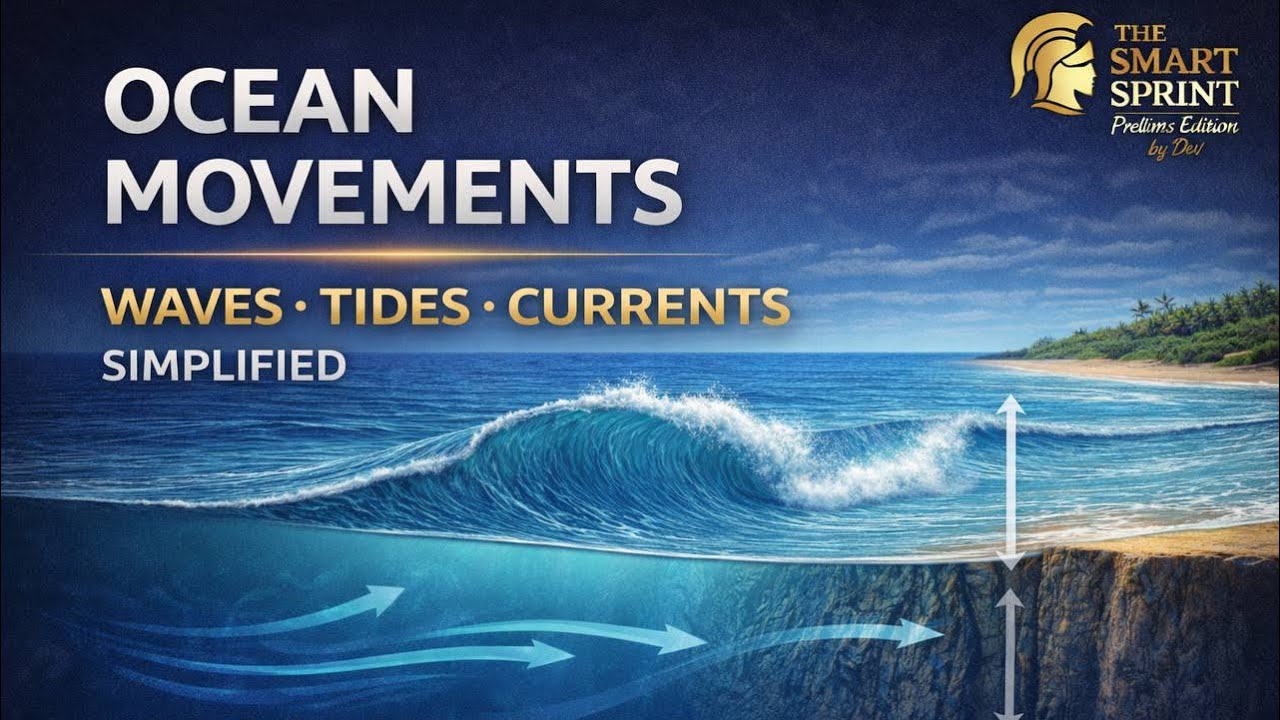 90% UPSC Aspirants Ignore This 🌊 Ocean Water Movement | Prelims Focus