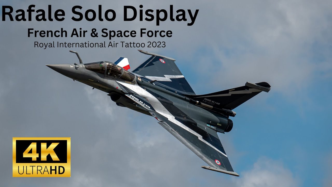 Agility at its best! Winner of two Trophies!!! - French Rafale Solo display - RIAT 2023