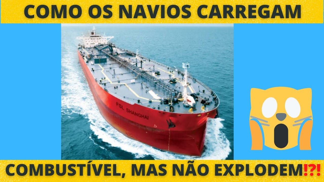 COMO navios carregam COMBUSTÍVEL, mas NÃO EXPLODEM. Conheça o sistema de GÁS INERTE de um NAVIO!!!