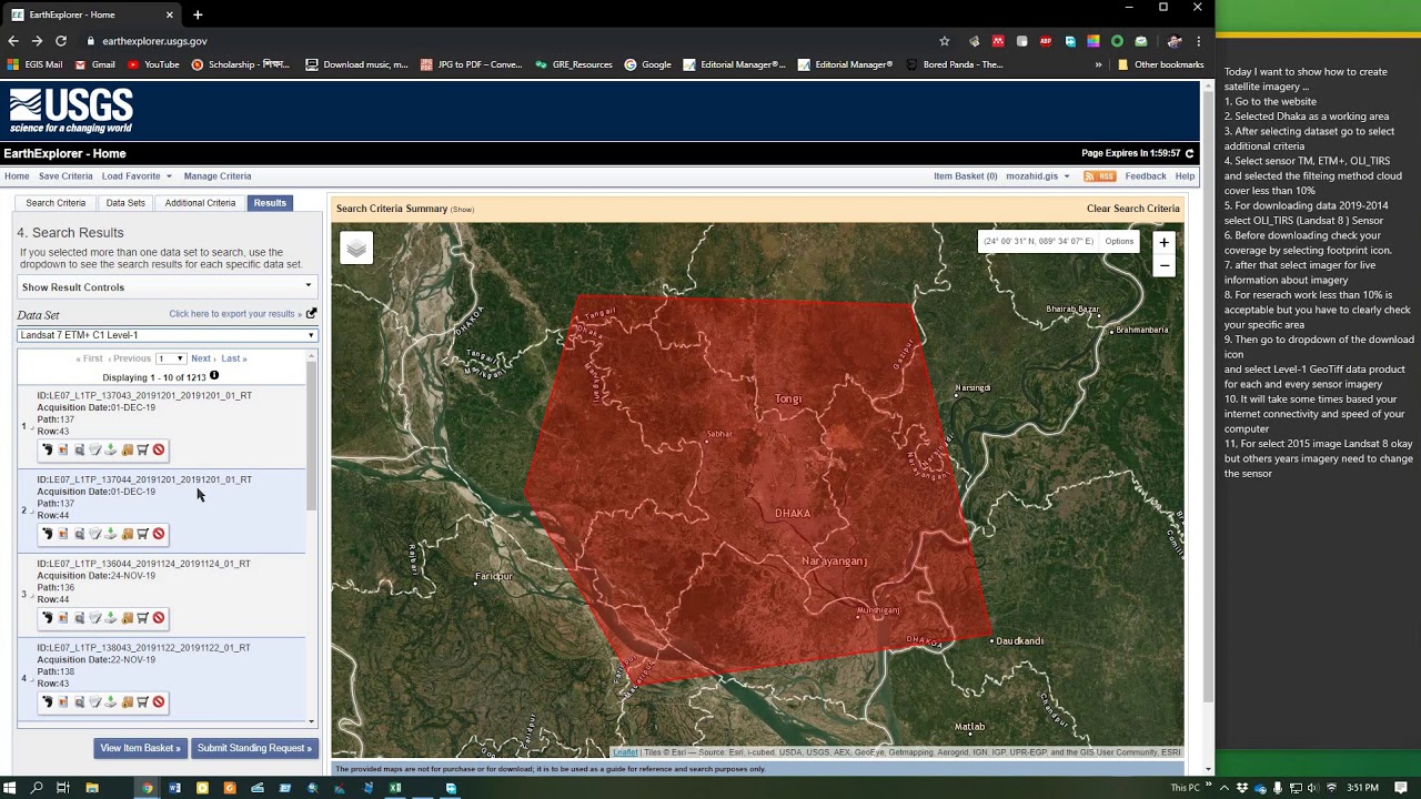 How to download satellite imagery