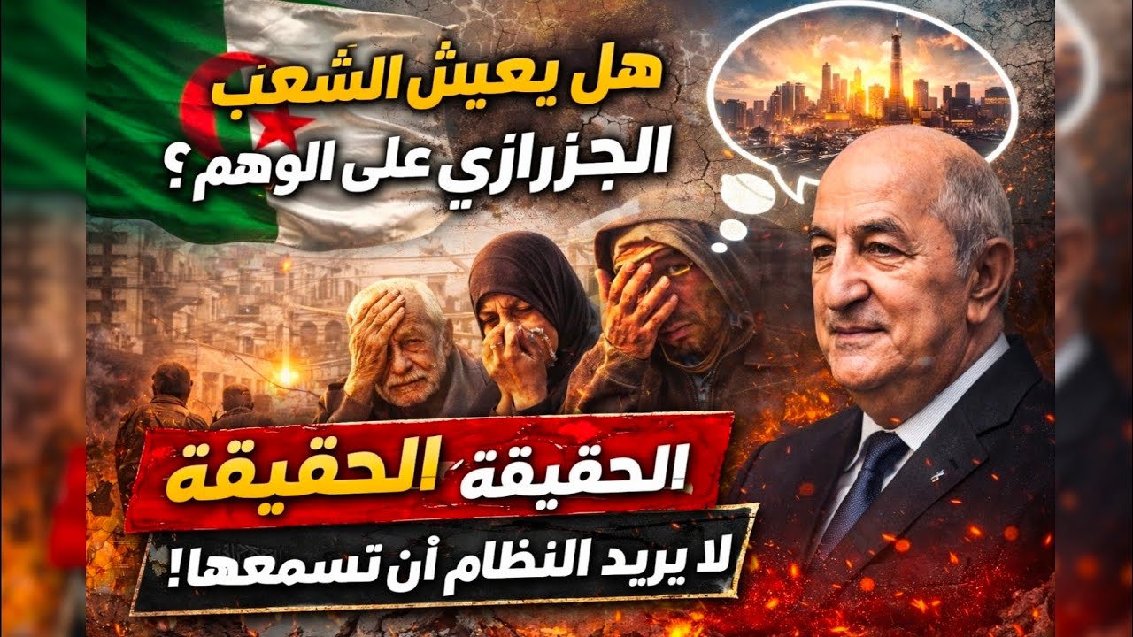هل يعيش الشعب الجزائري على الوهم؟ الحقيقة التي لا يريد النظام أن تسمعها!