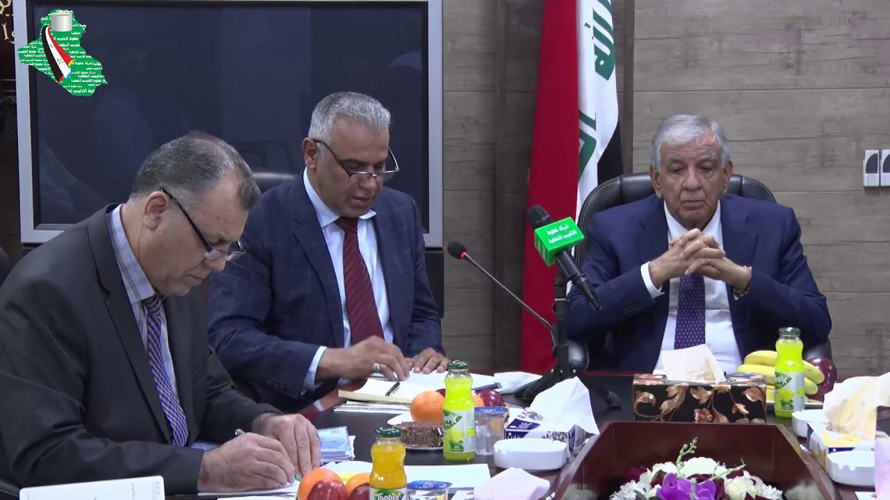 زيارة السيد وزير النفط الى مقر شركة خطوط الانابيب النفطية