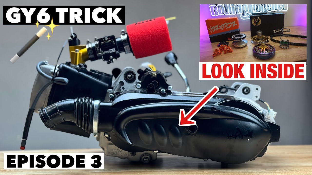 GY6 Buggy / Scooter CVT Performance Mod - BIG GAINS! [EPISODE 3]