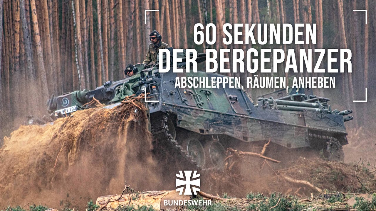 60 Sekunden I Der Bergepanzer B&uuml;ffel I Bundeswehr