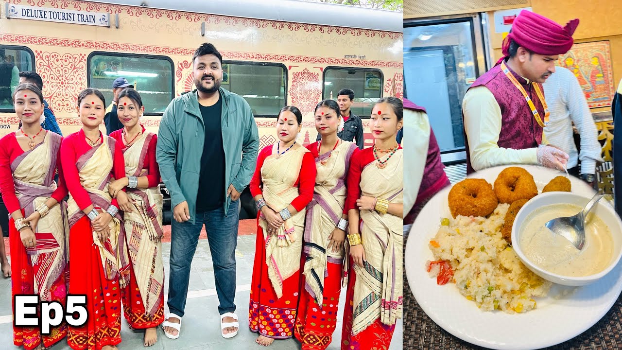 Deluxe Luxurious Train se Arunachal Pradesh aagaye || Indian Railways 5star Restaurant 😀￼