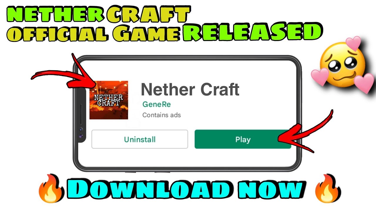 Nether Craft Official Game Released 🤯 | Nether Craft | Gamer Boy Neel