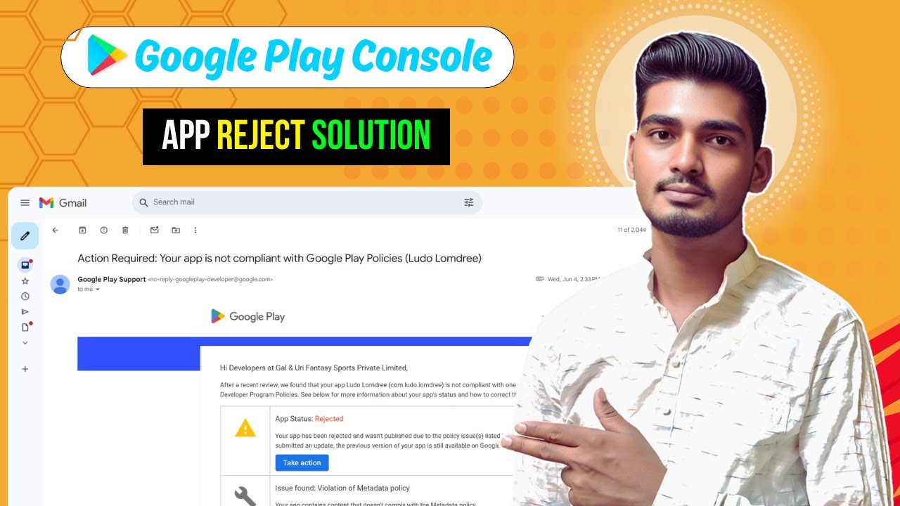 App rejected google play console | Violation of Metadata policy | Google Play Console App Reject