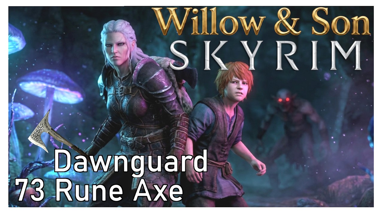 Skyrim Willow & Son 073 (Dawnguard Quest) | Gloomreach Cave (Immersive, Casual, Blind, Survival)