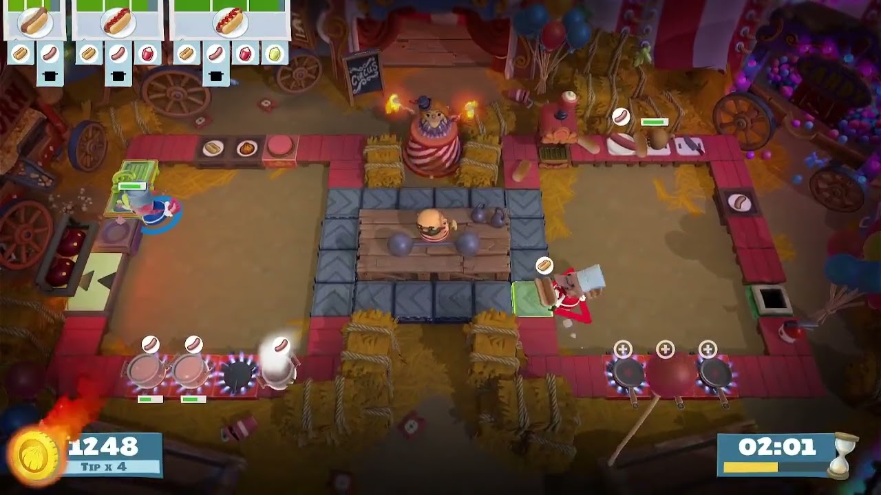 Overcooked, Carnival of Chaos, 3-3 gameplay