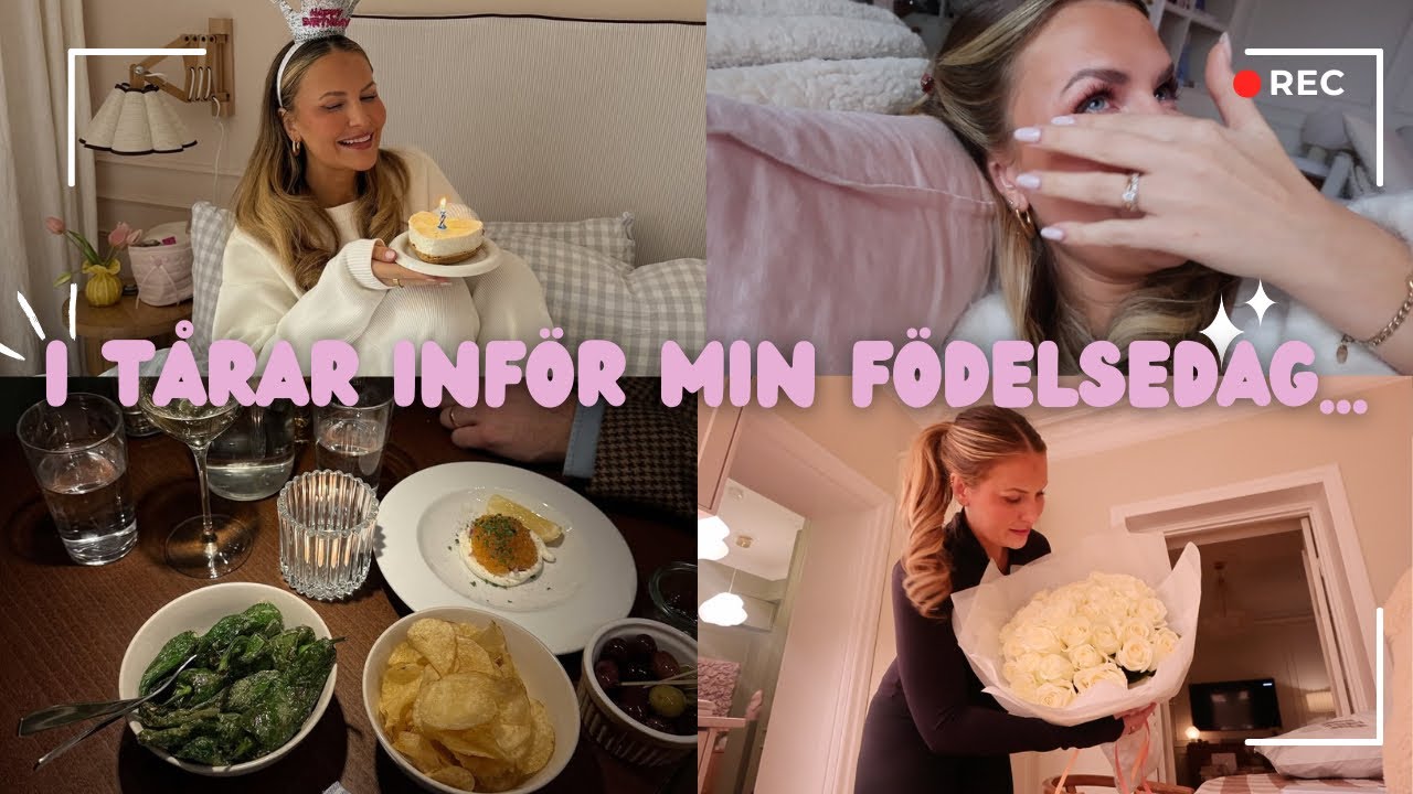 Födelsedagsvlogg🎂 blir överasskad och staycation🤍  