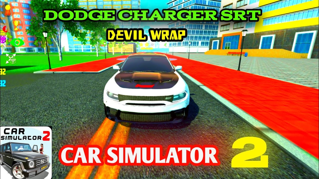 Dodge Charger SRT Helicat Modification In Car Simulator 2 😏🚩|DEVIL WRAP |DODGE CHARGER SRT MODIFIED