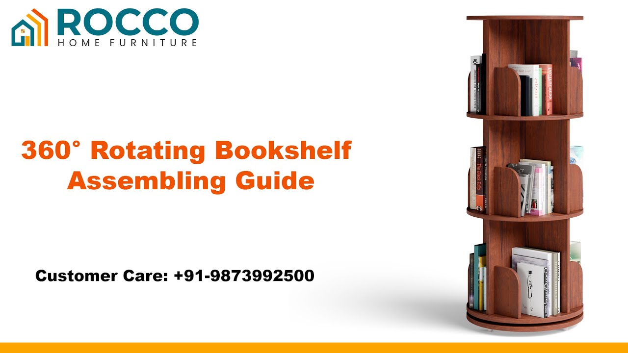 ROCCO 360° Rotating Bookshelf Assembling Video