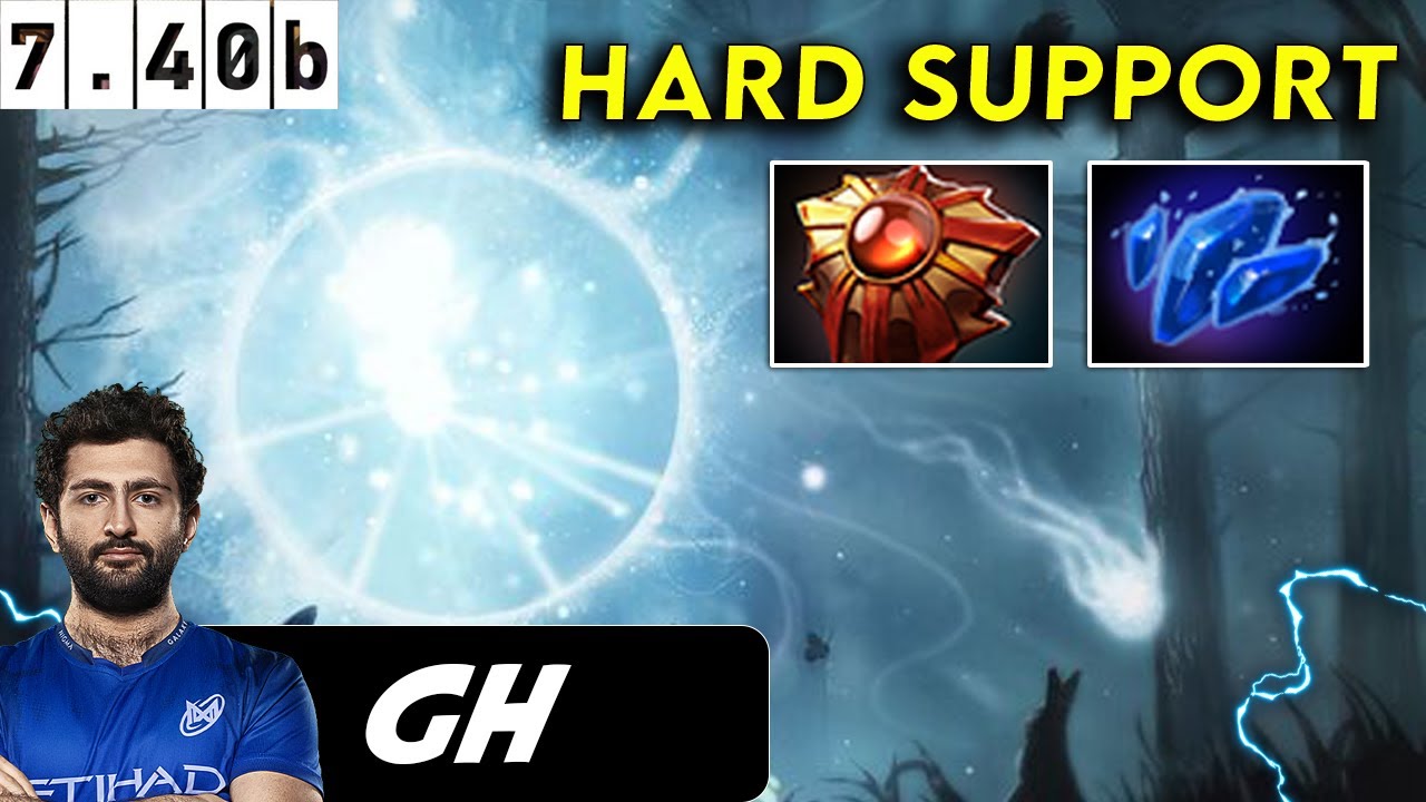 GH Io Hard Support - Dota 2 Patch 7.40b Pro Pub Full Gameplay