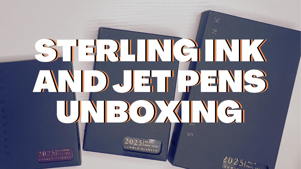 Sterling Ink and Jet Pens Unboxing - Decision Chaos Ensues
