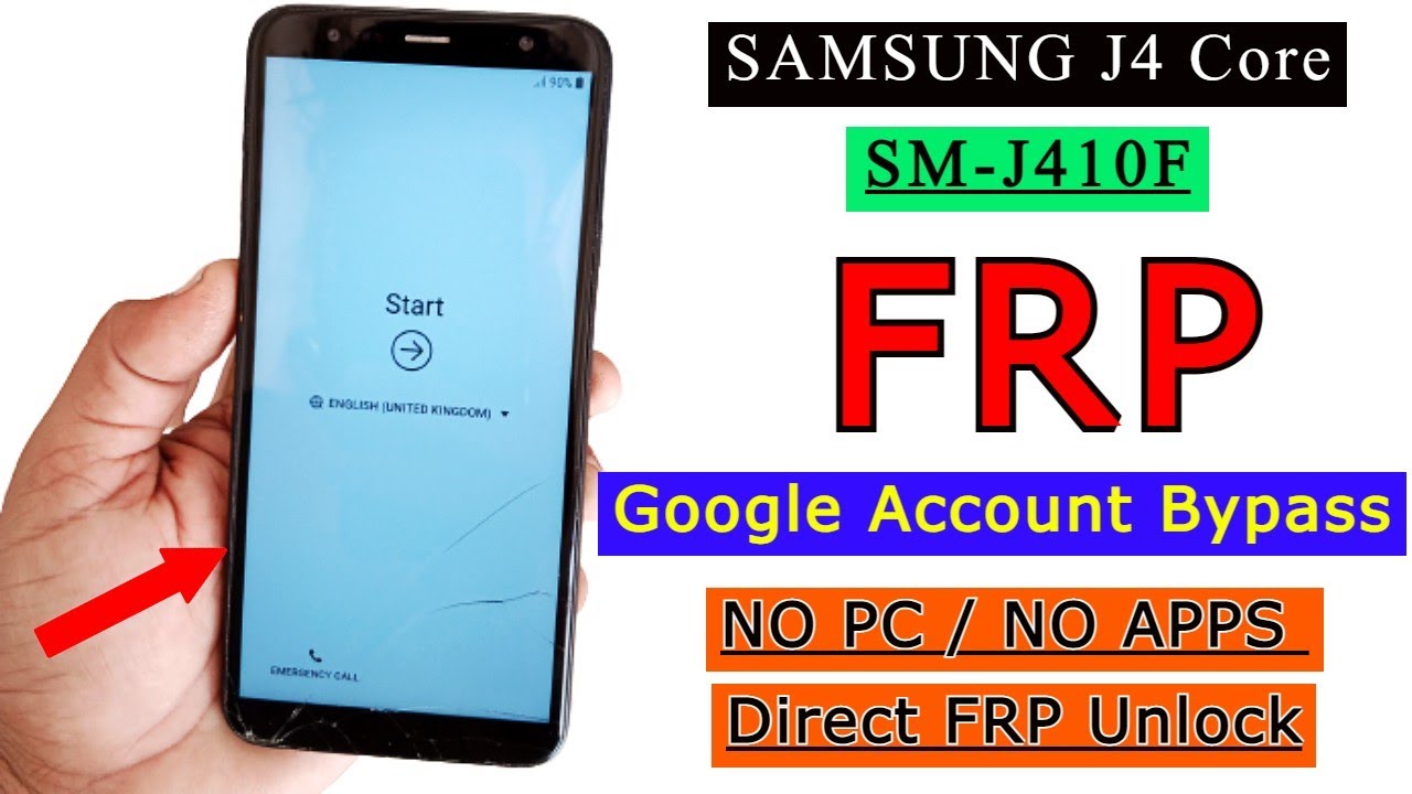 Samsung Galaxy J4 Core Frp Bypass (SM-J410F) Google Account Remove Without PC 2023 New Update