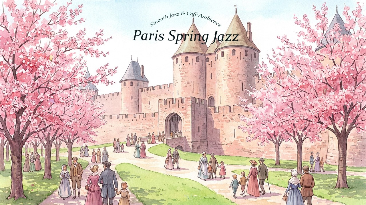 Paris Cafe Jazz 🌸 Smooth Cafe Music | Relaxing French Jazz Ambience