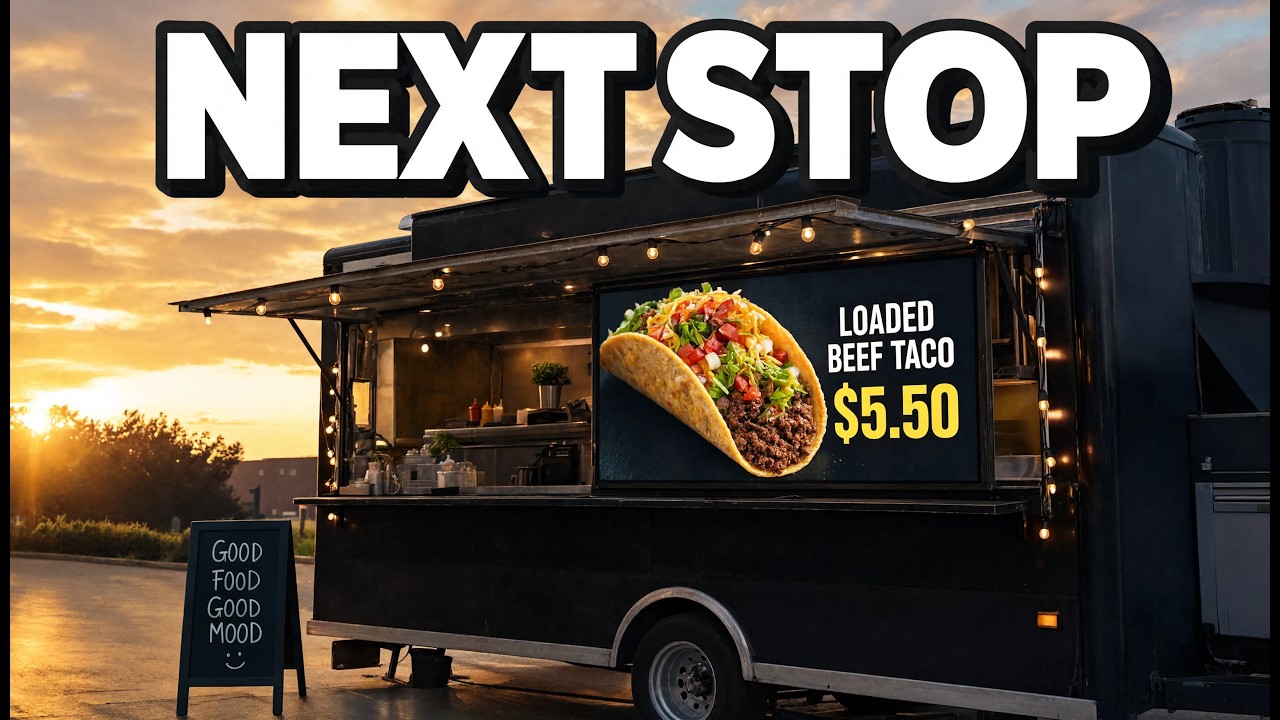 10 Food Truck Digital Menu Ideas That Sell More | Mobile Menu Board Tips