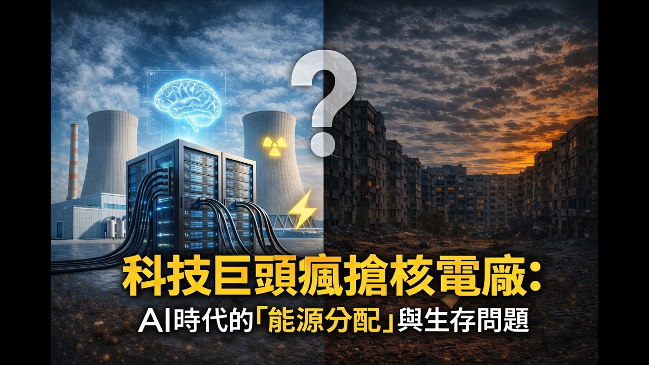 科技巨頭瘋搶核電廠：AI時代的能源分配與生存問題 #核電 #電力