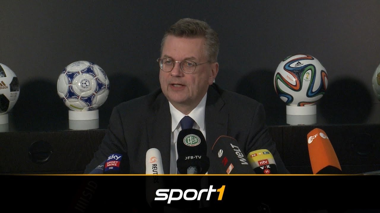 Nach R&uuml;cktritt als DFB-Pr&auml;sident: Das komplette Statement von Reinhard Grindel | SPORT1