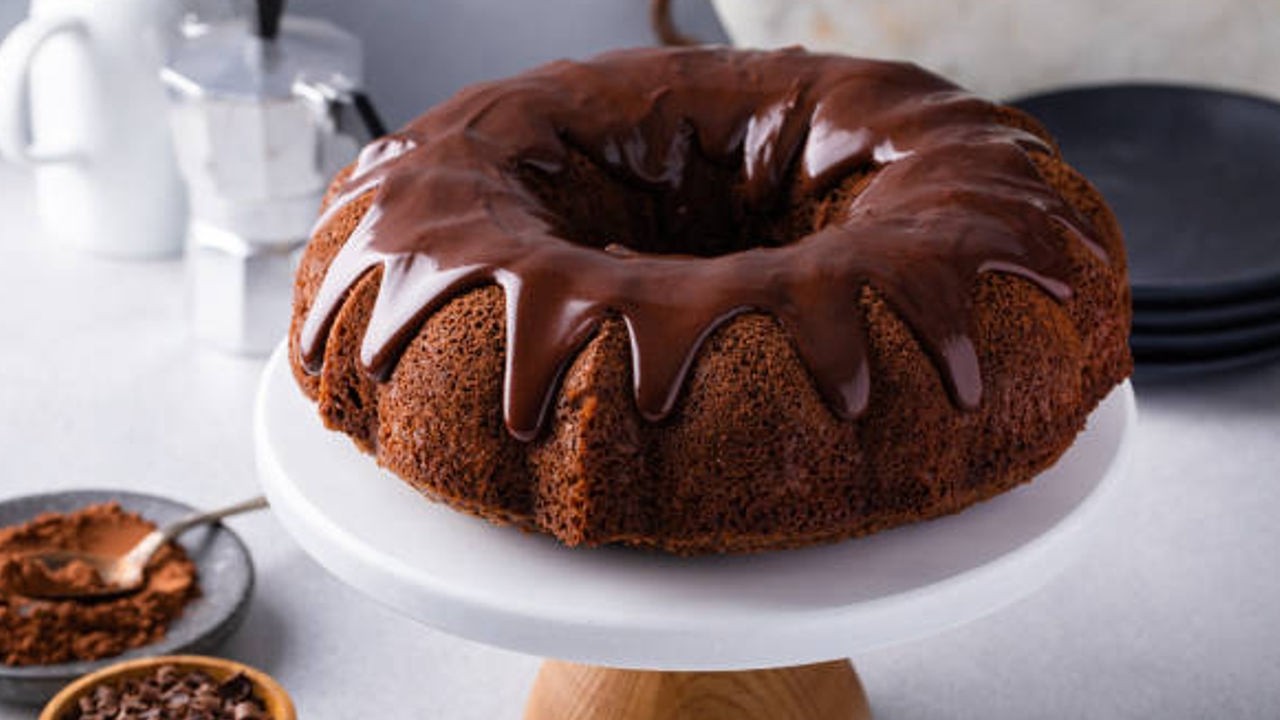 Super Moist Chocolate Bundt Cake Recipe | Easy Homemade Chocolate Cake with Lemon Twist