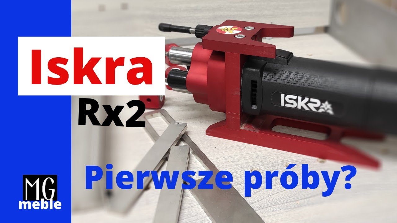 Pierwszy test wiertarki iskra rx2 #Wiertarka ISKRA