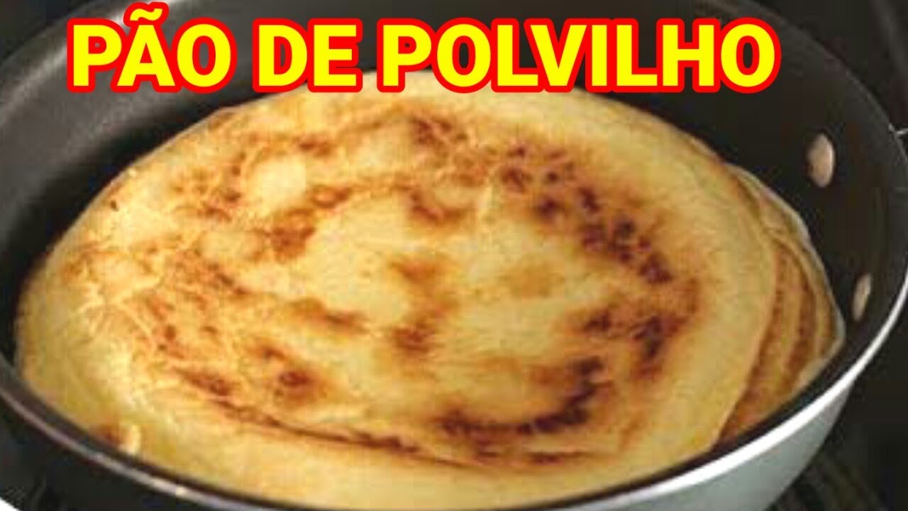 PÃO DE POLVILHO NA FRIGIDEIRA SEM GLÚTEN SEM TRIGO MUITO GOSTOSO - FACIL E RÁPIDO - RECEITAS DA BO