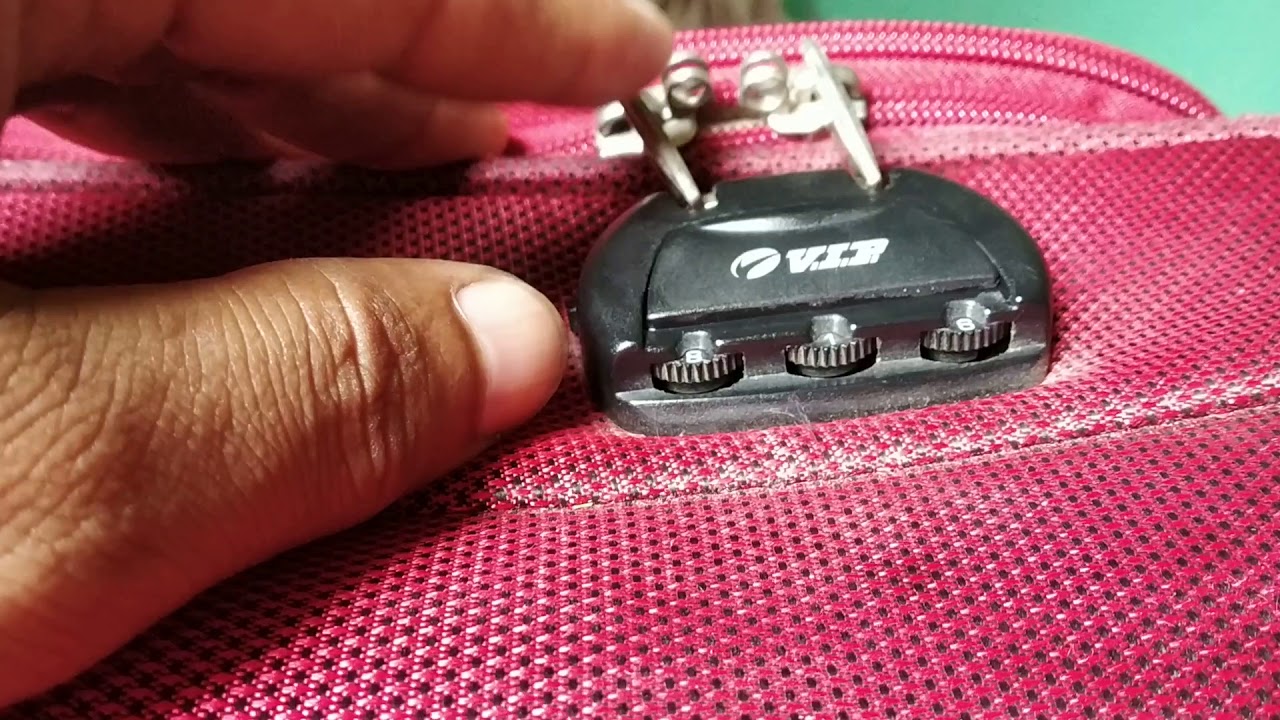 VIP bag ko lock kholne ka Asan tarika