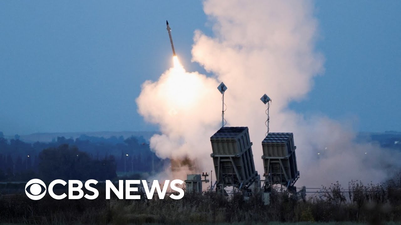 Palestinian militants fire missiles at Israel in retaliation for airstrikes