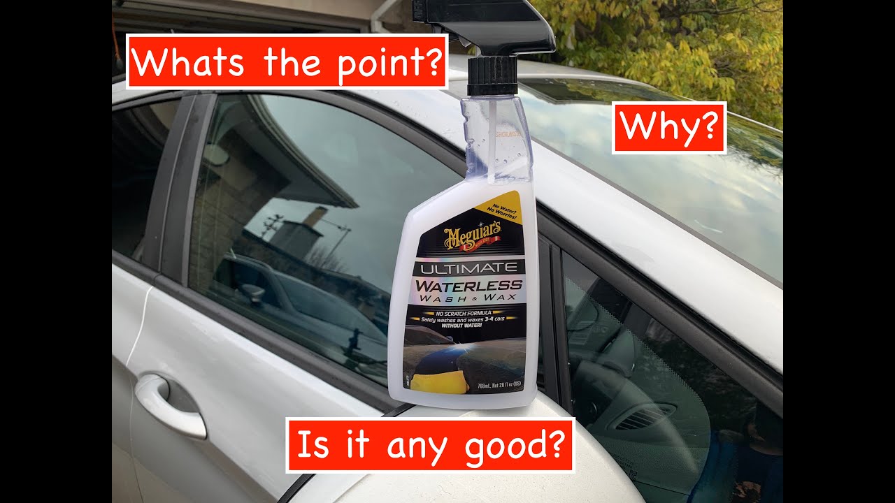 MEGUIAR'S WATERLESS WASH & WAX || when would you use it??