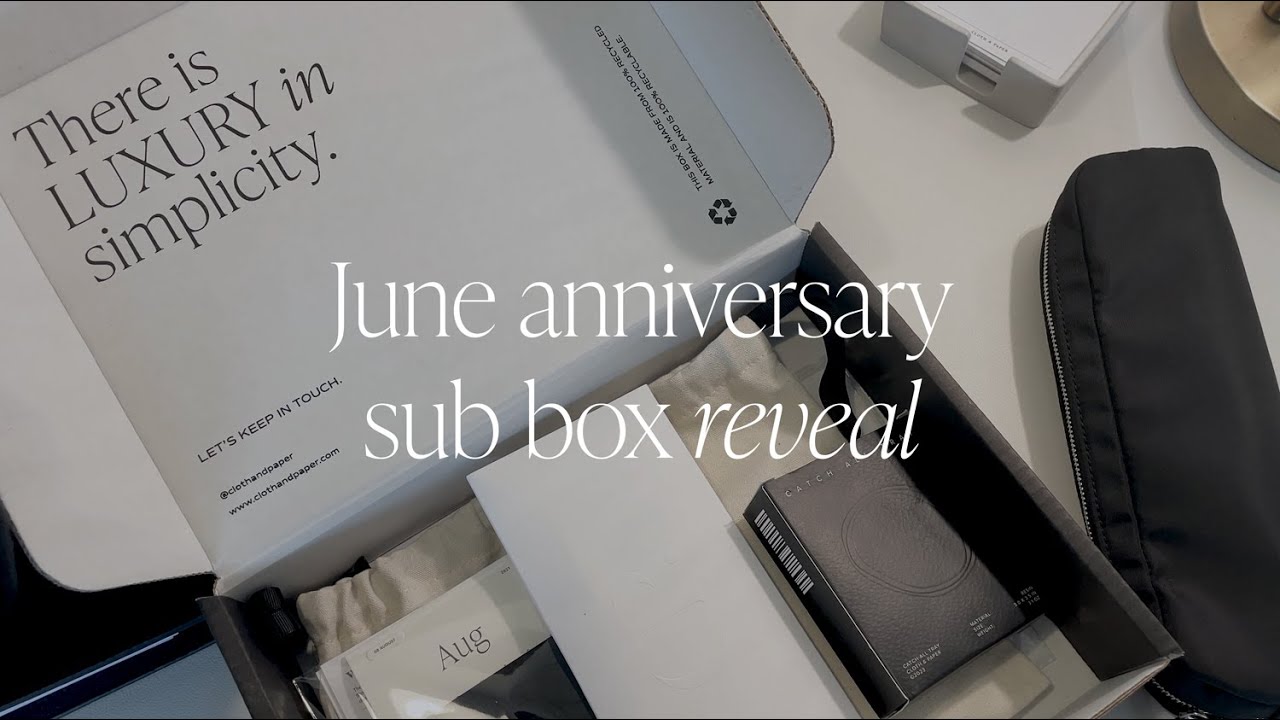 June 2023 Penspiration and Planning + Stationery Subscription #UnboxingVideo | Cloth & Paper