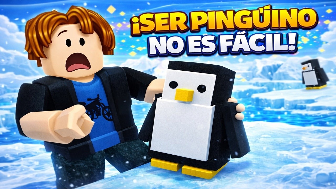 Empujar pingüinos es divertido