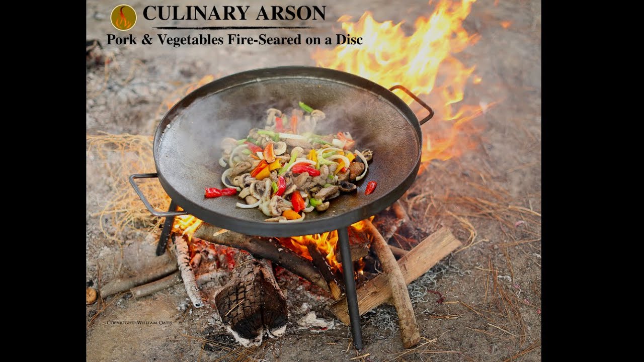 Live-Fire Discada: Pork and Vegetables Grilled on a Hot Tractor Disc...with Craft Beer!​