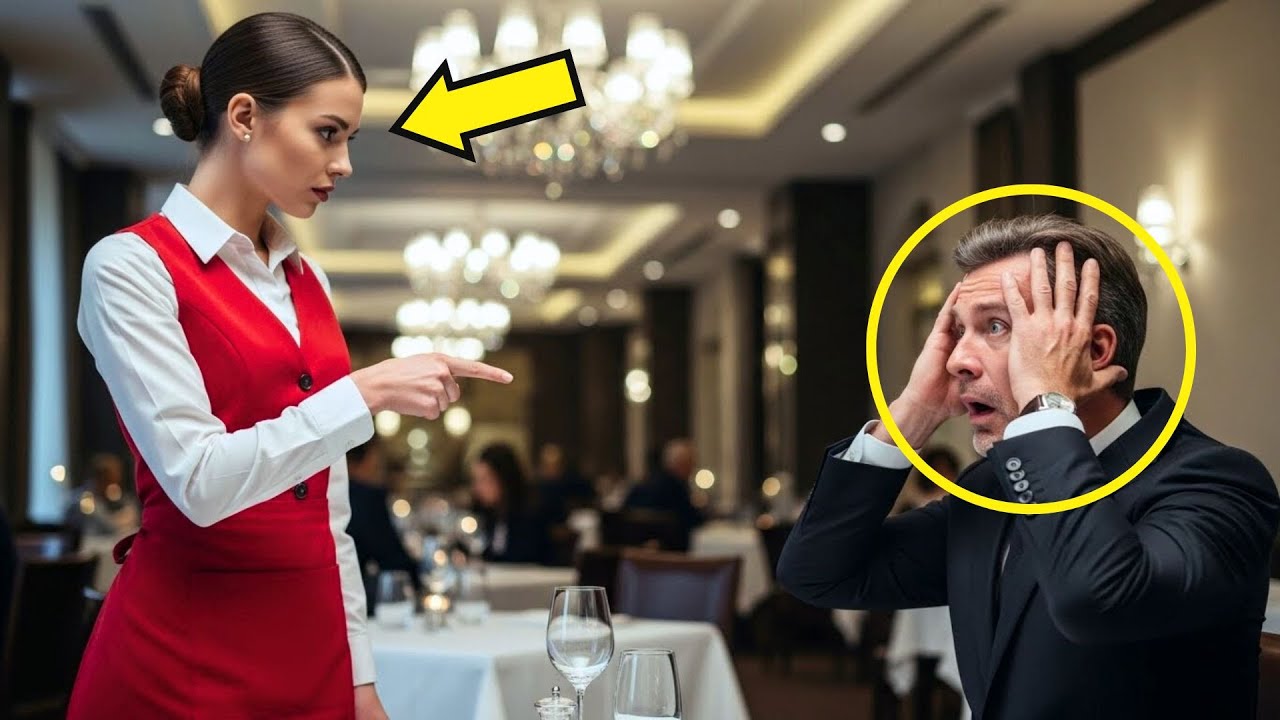 A GARÇONETE DISSE “EU SEI QUEM VOCÊ É” AO MILIONÁRIO… E ELE SENTIU MEDO DE OUVIR O RESTO…