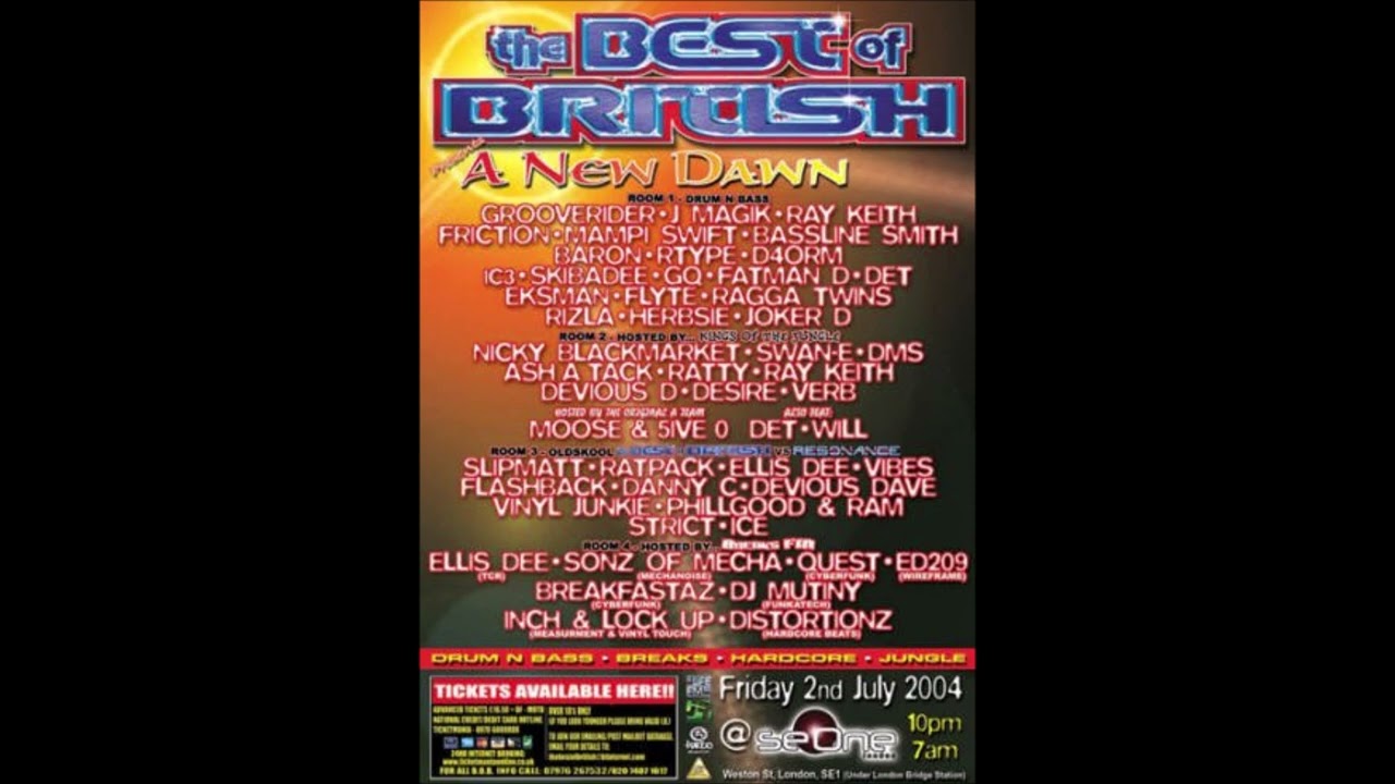 Mampi Swift - Skibadee & Det @ Best of British - A New Dawn - 02.07.2004