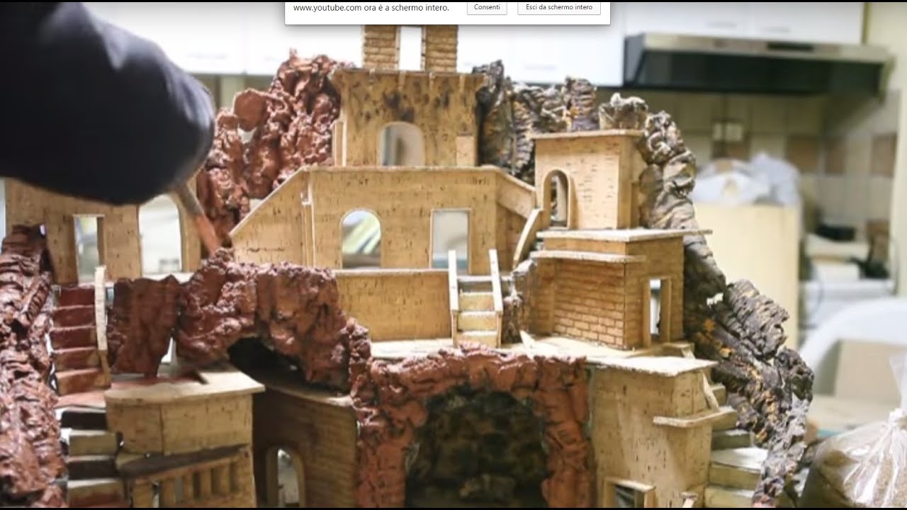 Costruire un presepe in sughero 2 - Tutorial