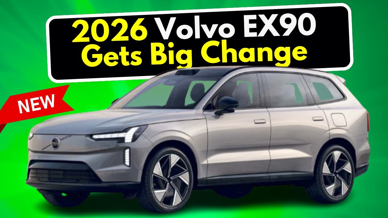 Трехрядный электромобиль Volvo EX90 2026 года получил значительное обновление