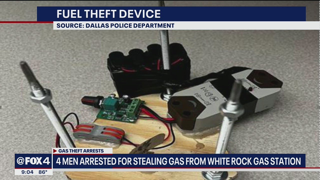 4 fuel theft suspects arrested at Dallas gas station