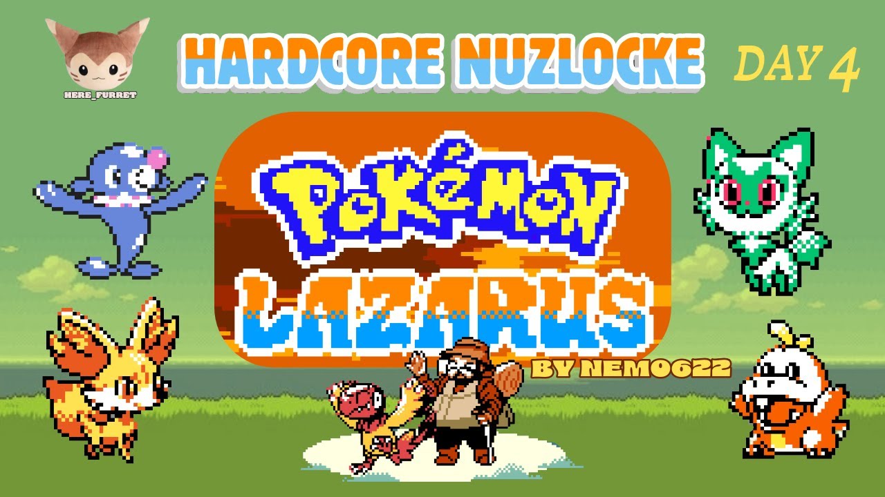 DAY 4 - POK&Eacute;MON LAZARUS, Brand New by Nemo622! HARDCORE NUZLOCKE (Attempt 6)